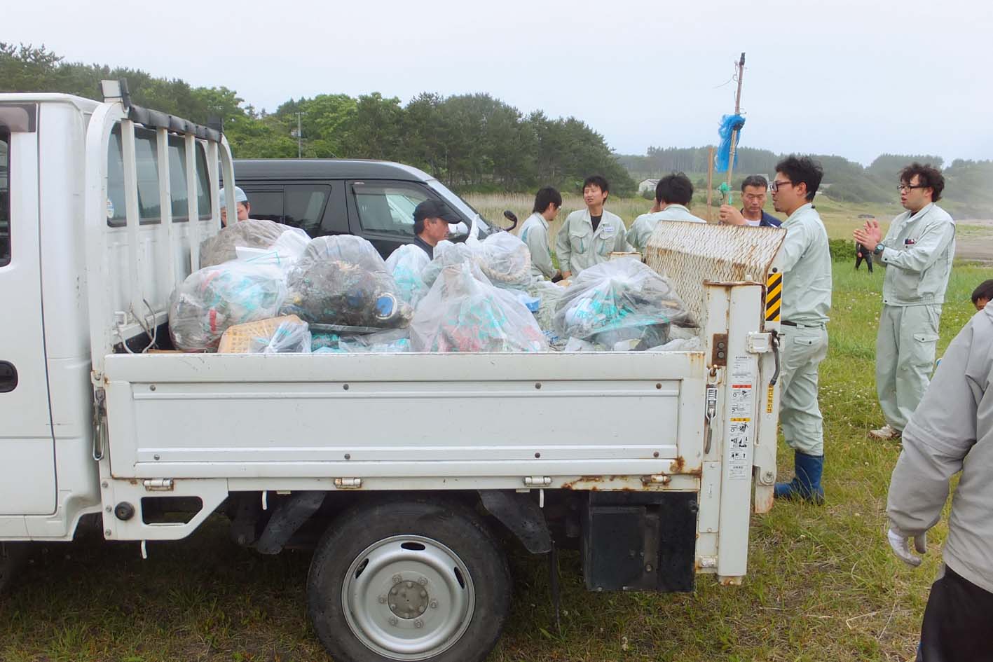 八戸市 金浜海岸 約1㎞区間 河原木電業グループ
